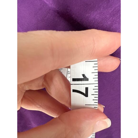 Zara Top Womens XS Purple Satin Crop Cowl Neck Asymmetrical Party - Picture 5 of 6